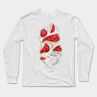 Mushrooms Long Sleeve T-Shirt